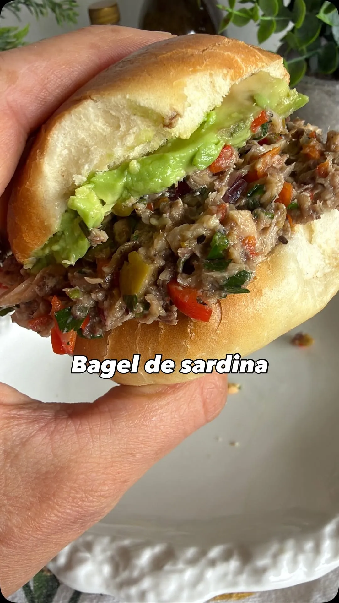 Bagel de sardina